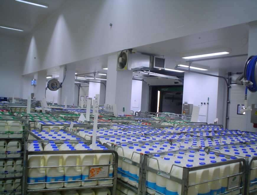 Thi công, sửa chữa kho lạnh bảo quản sữa tươi cho nhà máy