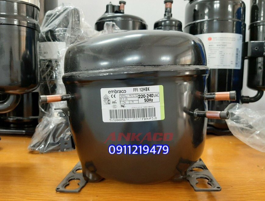 lắp đặt, cung ứng block lạnh Embraco FFI12HBK 1/3HP R134 HL: 0911.219.479