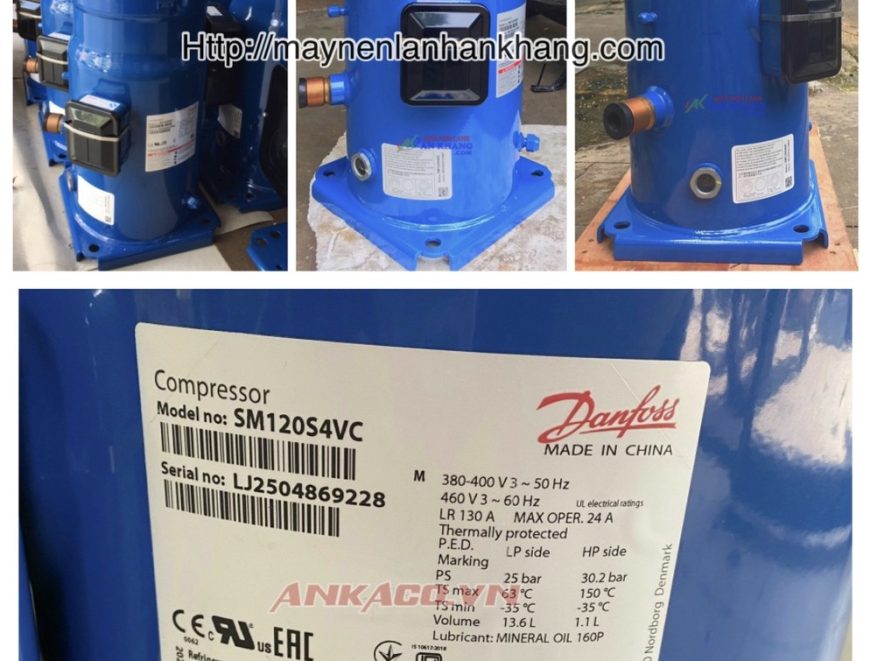 ANKACO thay lốc Danfoss 10hp SM120S4VC giá rẻ trên toàn quốc