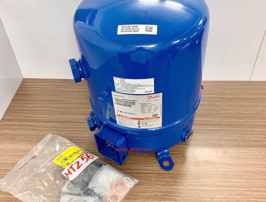 0911.219.479, lắp đặt  máy nén lạnh Danfoss Piston 4.7 hp MTZ56HL4BVE