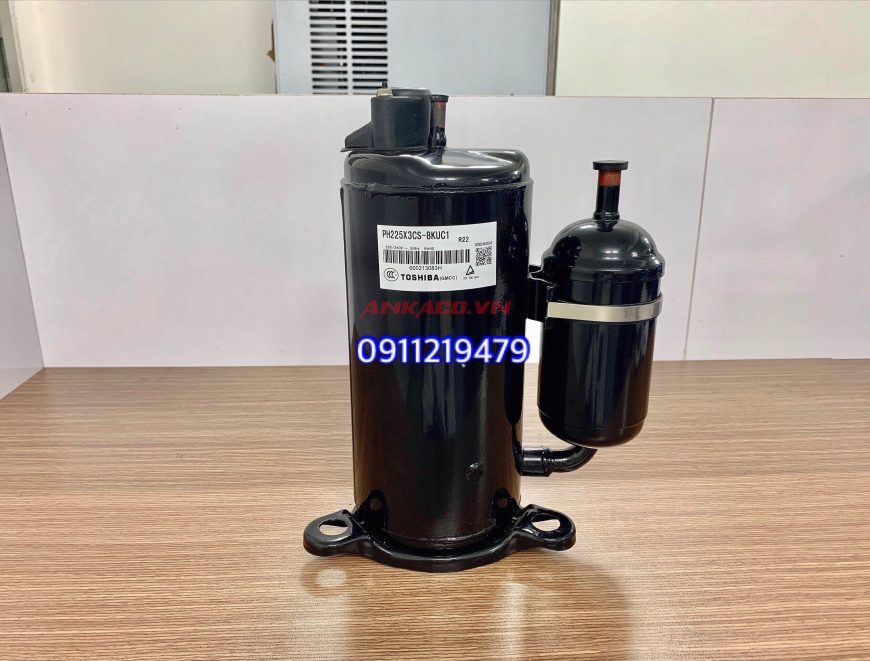 0911.219.479, lắp đặt máy nén lạnh Toshiba 1.5 hp PH225X3CS-8KUC1