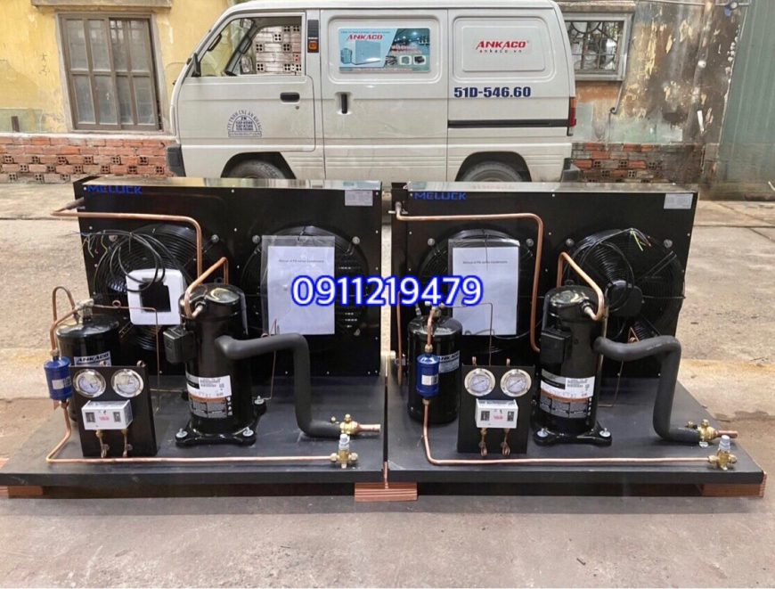 Cung cấp, lắp đặt cụm máy nén kho lạnh Copeland chính hãng 8 hp  ZB58KQ-TFD-524 tại Long An