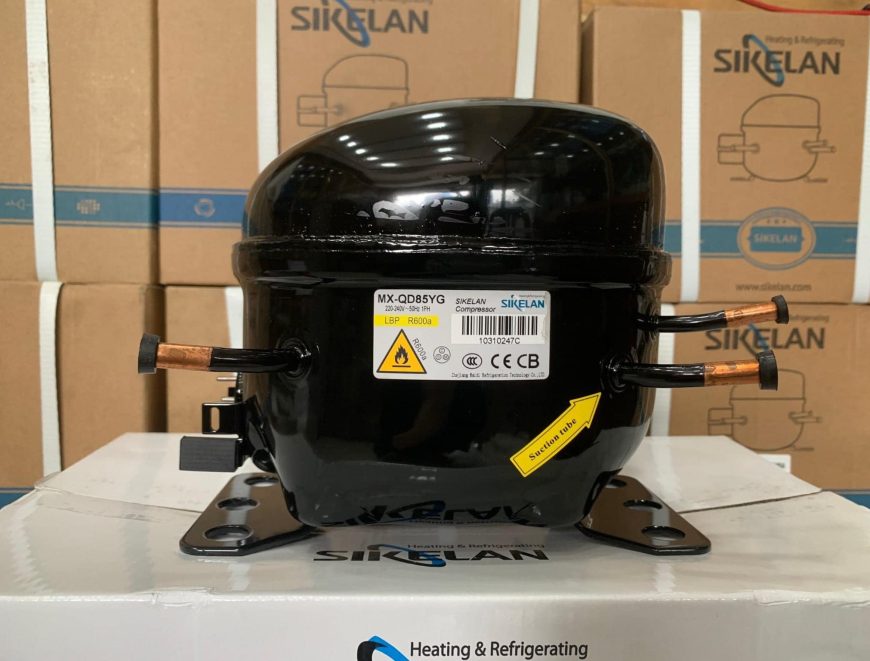 0911.219.479, cung cấp (block) máy nén tủ lạnh 1/6hp R600 MX-QD85YG