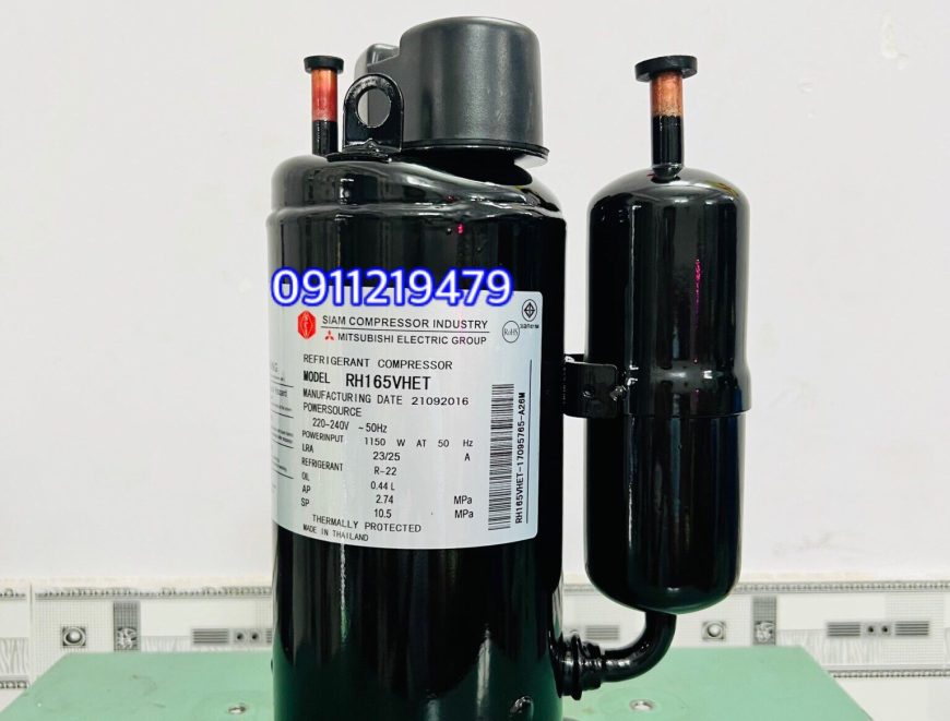 0911.219.479, thay mới máy nén lạnh Mitsubishi 1hp RH165VHET