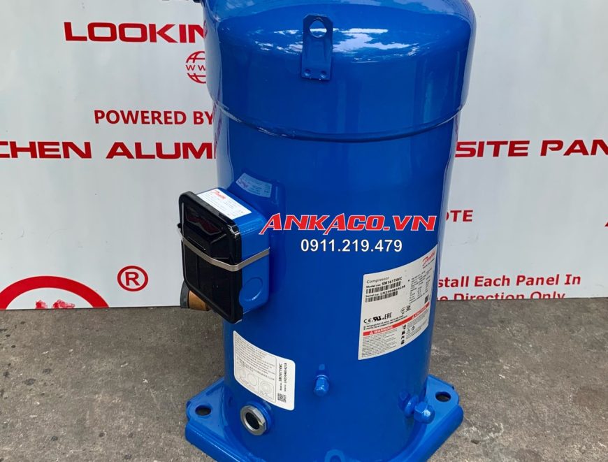 0911.219.479,  thay mới, lắp đặt máy nén lạnh Danfoss 13hp SM161T4VC tại Bình Tân