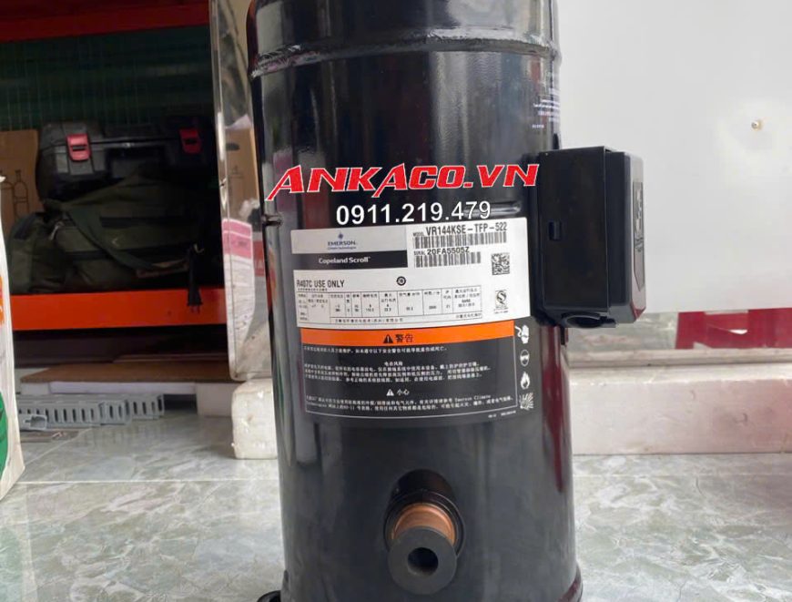 0911.219.479, cung cấp (block) máy nén lạnh Copeland VR144KSE-TFP-522 