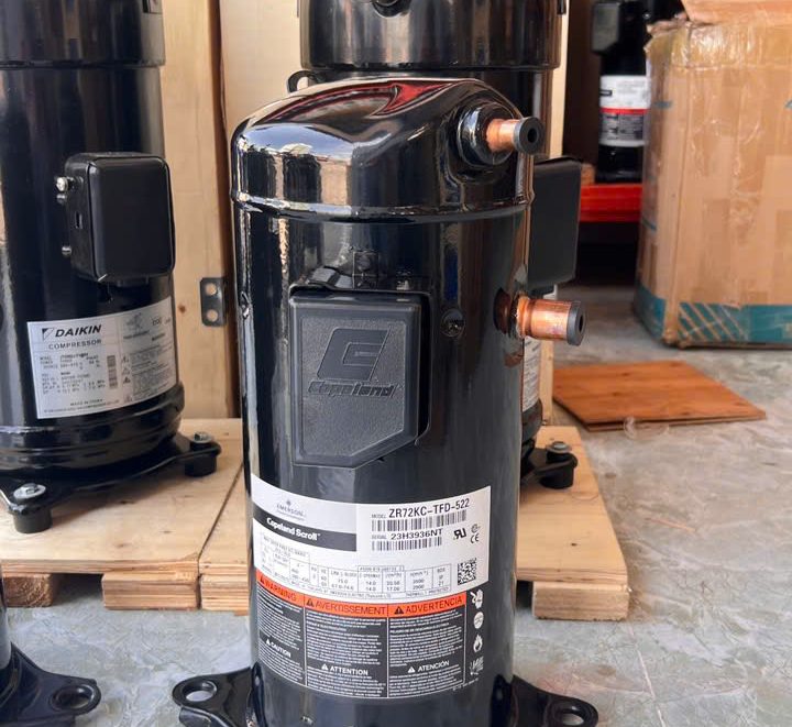 0911.219.479, cung cấp (block) máy nén lạnh Copeland 4 hp ZR47KC-TFD-522, 6HP ZR72KC-TFD-522