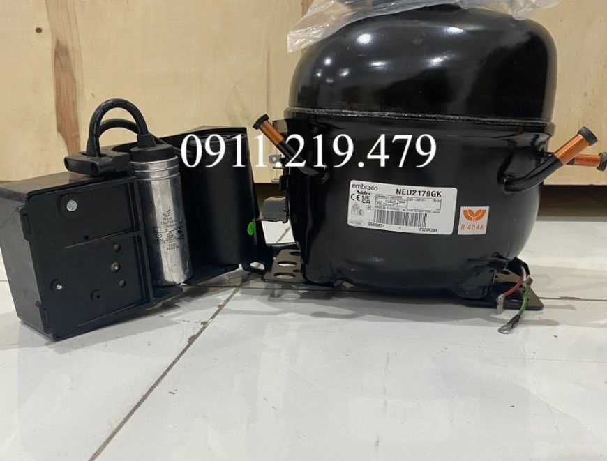 0947459479 Cung cấp, lắp đặt lốc Embraco NEU2178GK  1HP R404 bảo hành 12 tháng