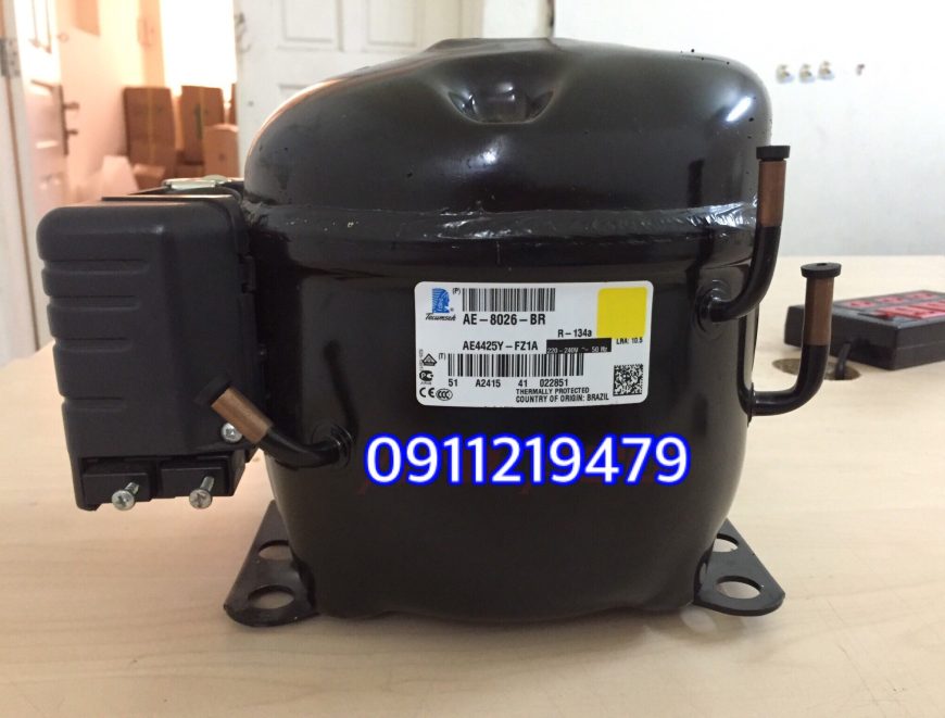 0911.219.479, cung cấp (block) máy nén lạnh Tecumseh 1/5HP AE4425Y-FZ1A