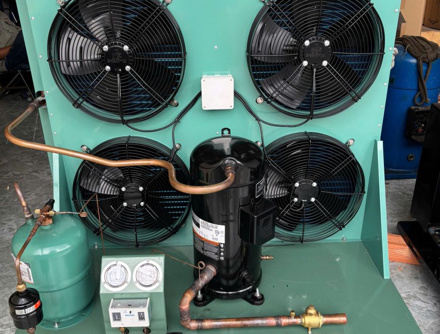 ANKACO chuyên lên cụm máy nén và tủ điều khiển kho lạnh theo yêu cầu