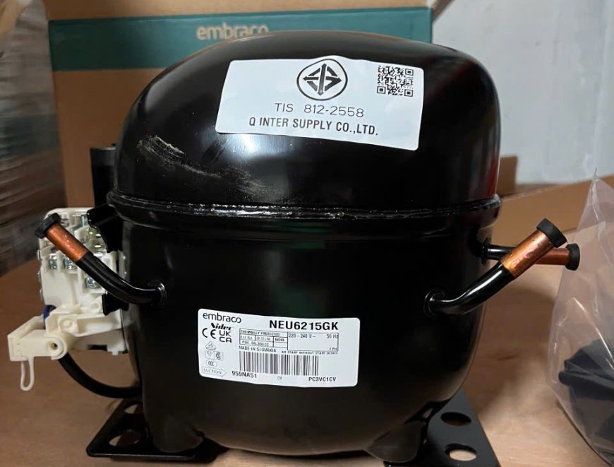 0947459479 Lắp đặt lốc tủ lạnh, thay lốc tủ lạnh EMBRACO NEU6215GK giá tốt 