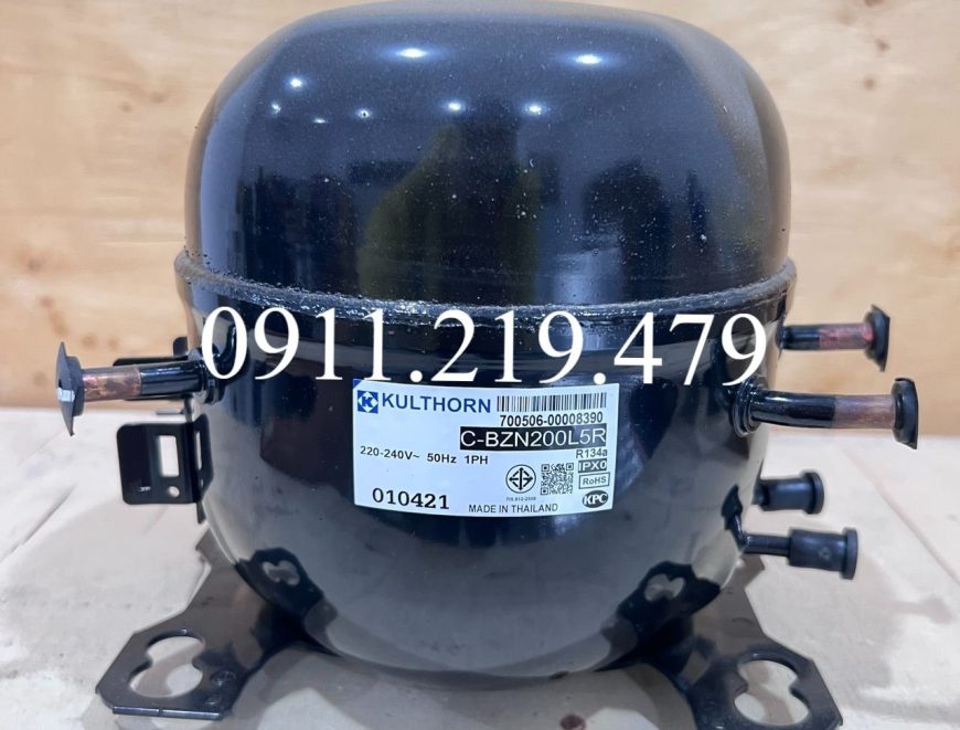 Thay block tủ lạnh công suất 1/4HP R134 C-BZN200L5R tại TP.HCM