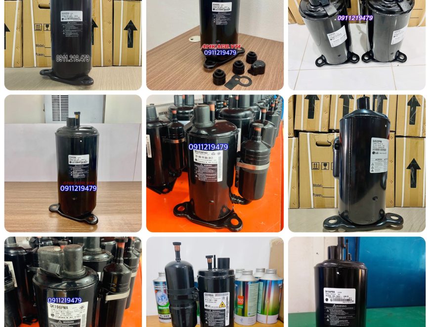 lốc LG 1HP, 1.5HP, 2HP, 2.5HP, 3HP lốc điều hòa gale