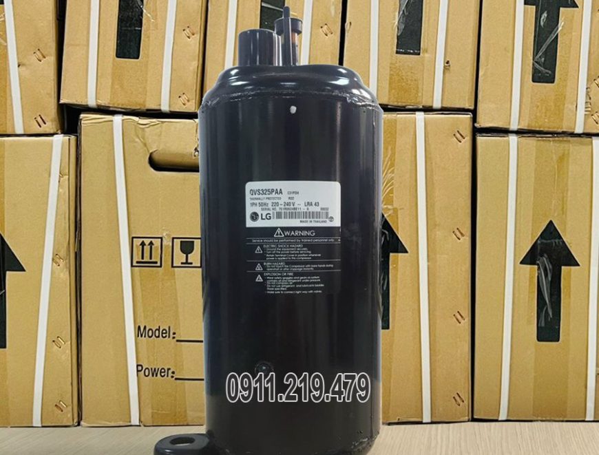 bán lốc điều hòa LG 2hp QVS325PAA lắp đặt Block máy nén lạnh