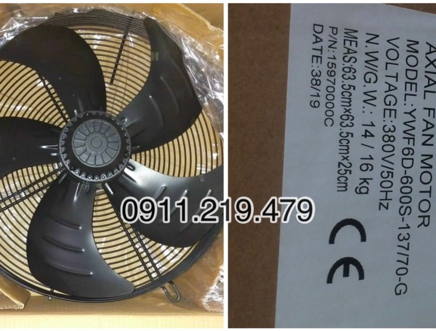 Bán quạt công nghiệp đường kính cánh 600mm điện áp 380V