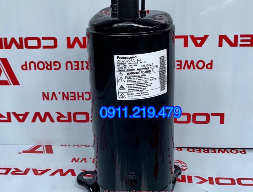 cung cấp block máy nén lạnh Panasonic 2hp 2K32C225ANA