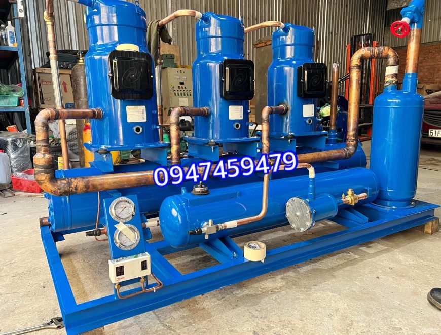 Lên hoàn thiện cụm máy nén danfoss 25hp SH300B4ACC giá tốt