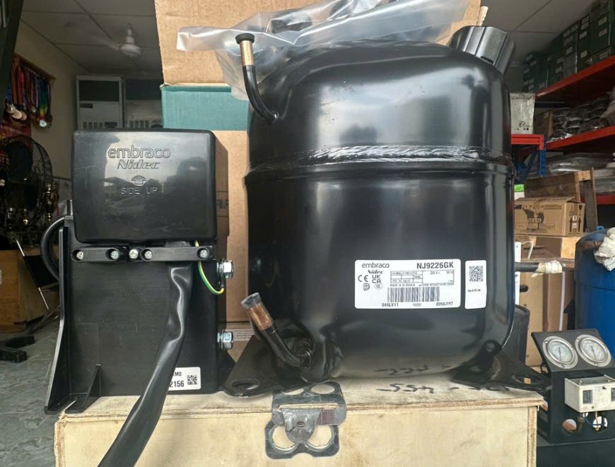 máy nén Embraco 1HP NJ9226GK gas R404
